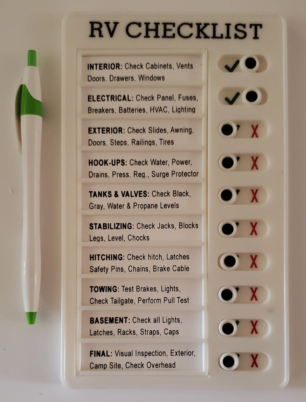 RV Checklist